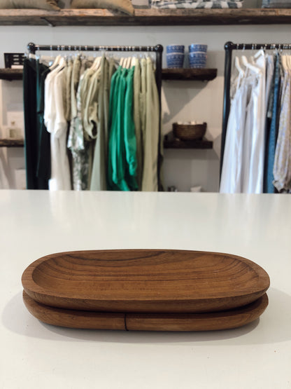 WOODEN TRINKET TRAY